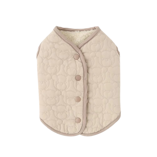 Reversible Boa Bear Quilted Jacket - 2 Colors