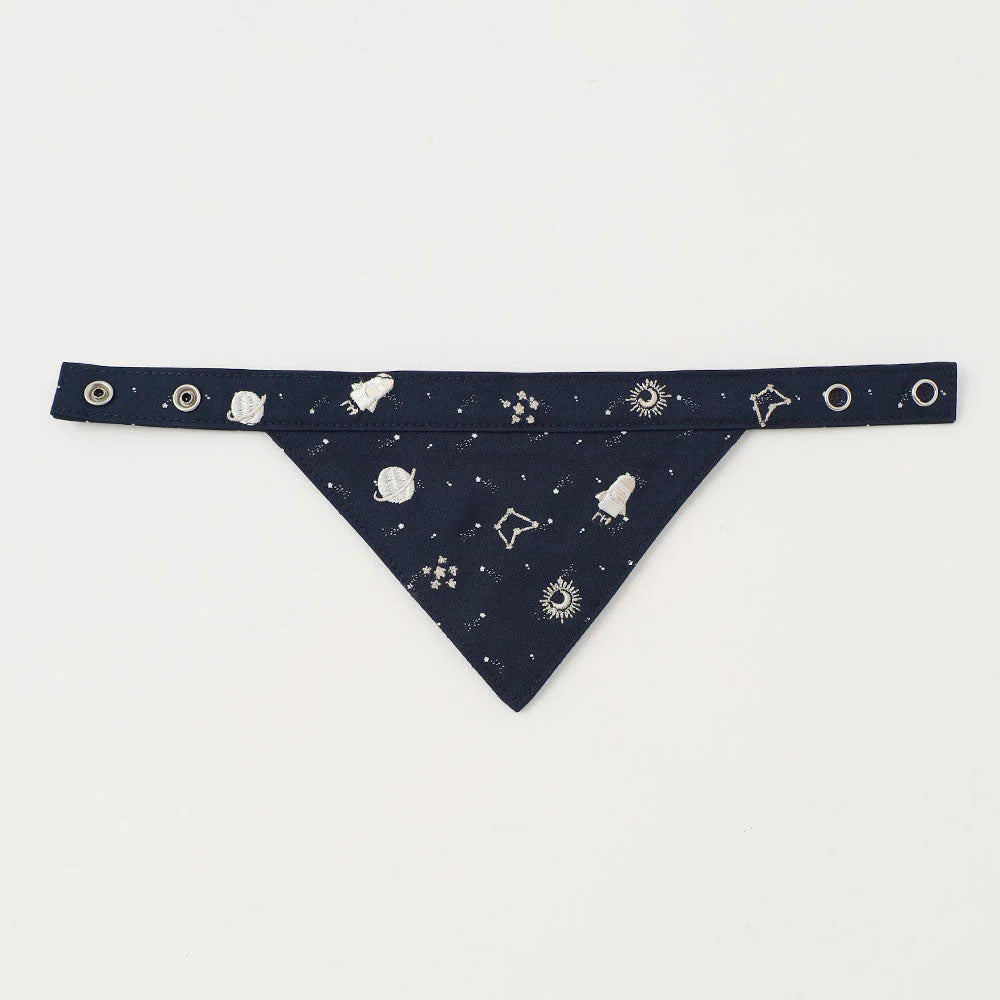 Cooling Star Patterned Embroidered Bandana