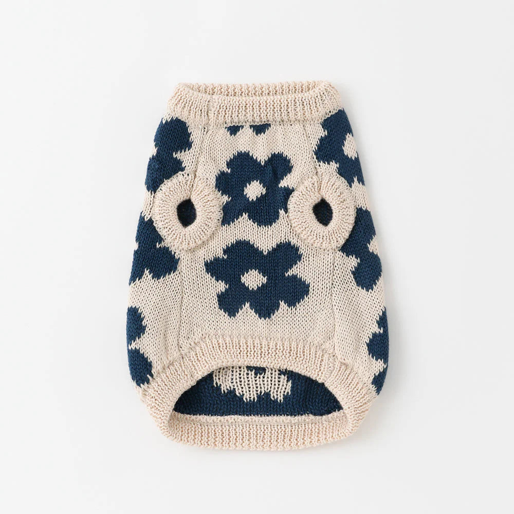 Flower Knit Vest - 2 Colors