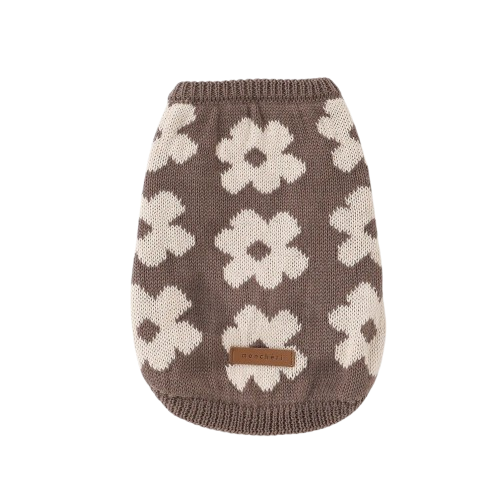 Flower Knit Vest - 2 Colors