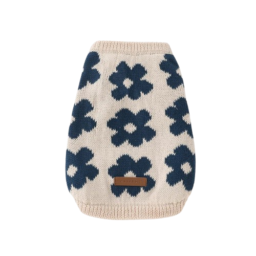 Flower Knit Vest - 2 Colors