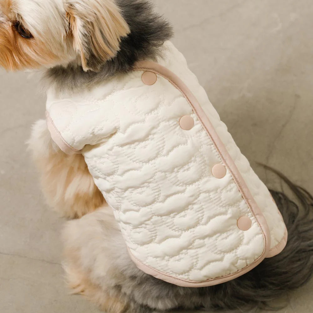 Reversible Boa Bear Quilted Jacket - 2 Colors