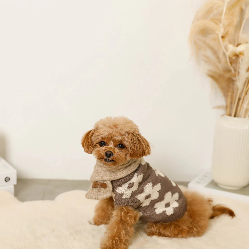 Flower Knit Vest - 2 Colors
