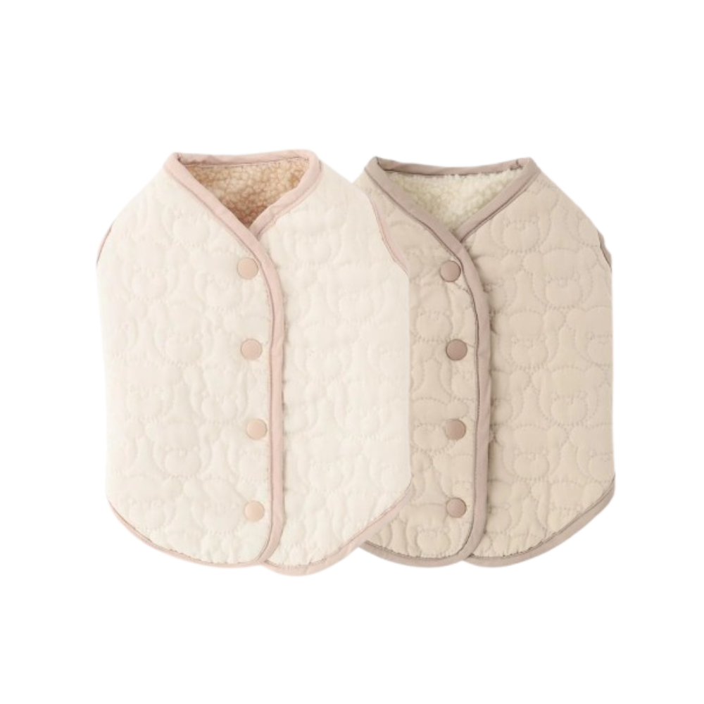 Reversible Boa Bear Quilted Jacket - 2 Colors