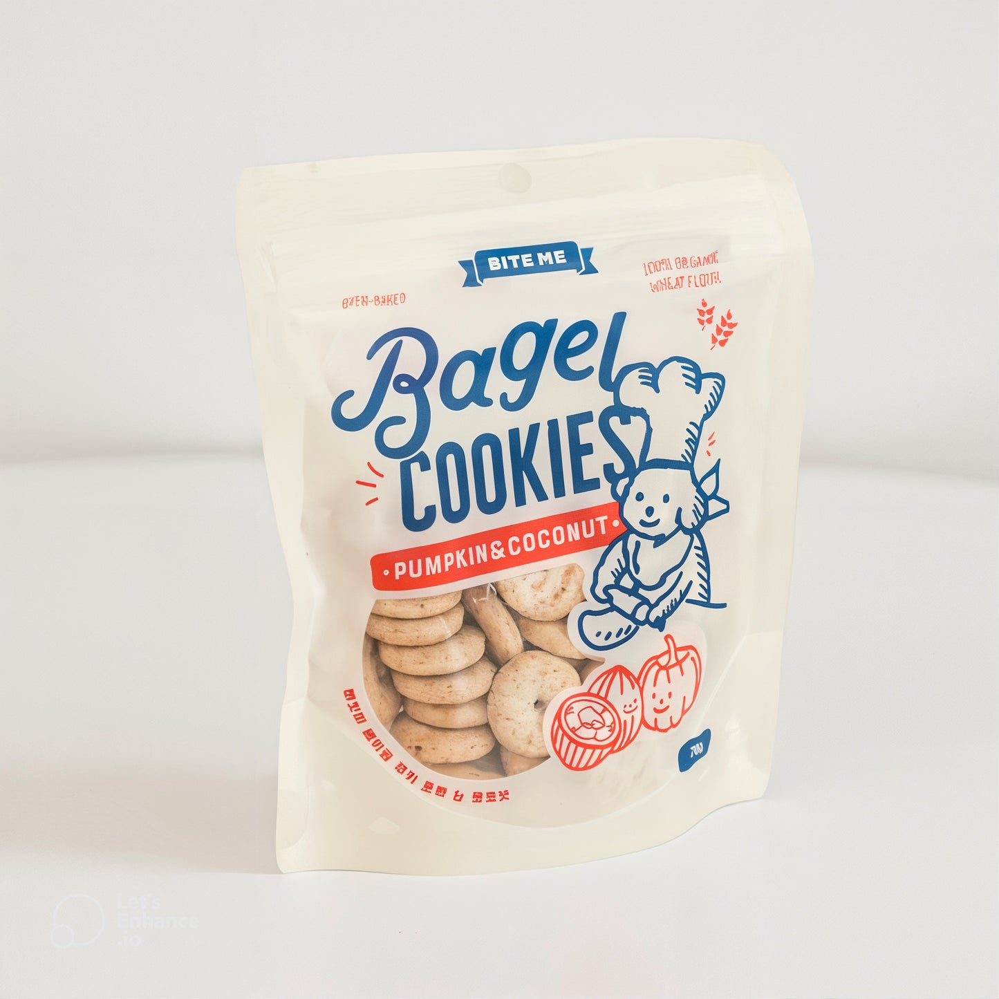 Bagel Cookies - Pumpkin & Coconut