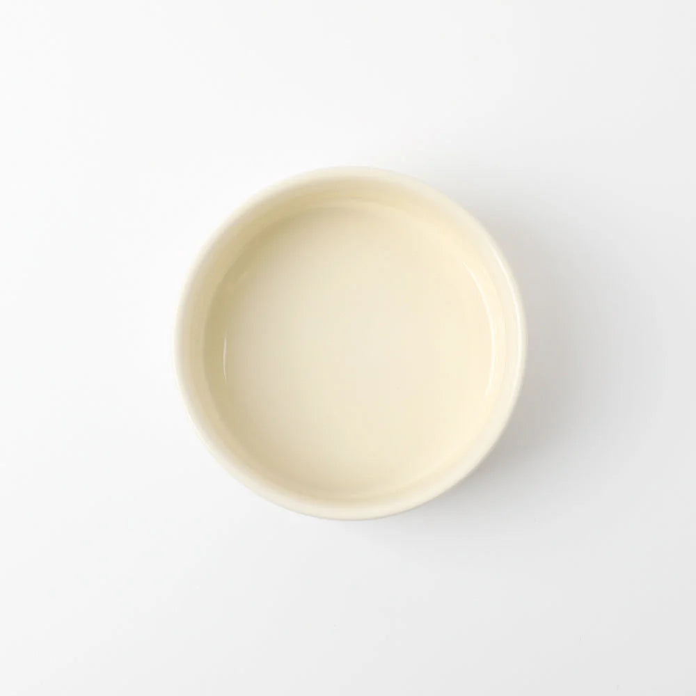 Wood Ball Base Double Food Bowl - 2 Colors