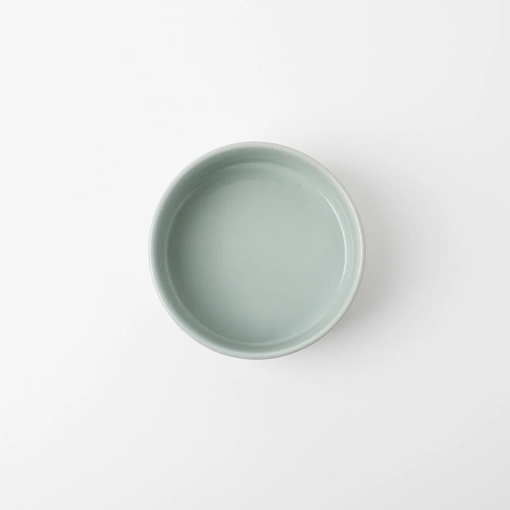 Wood Ball Base Double Food Bowl - 2 Colors