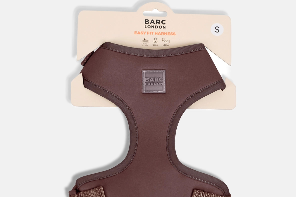 Russet Brown Fit Harness | Adjustable Neck Dog Harness