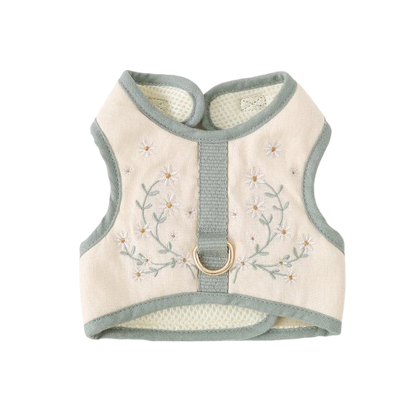 Cooling Flower Pattern Walk Set [Harness + Leash]