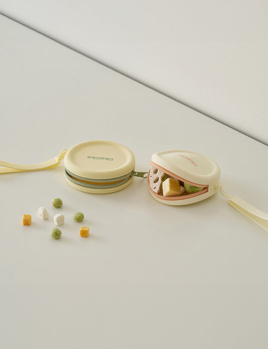 Portable Silicone Yum Yum Snack Pouch - 2 Colors