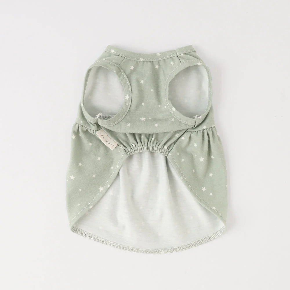 Cool Star Pattern Sleeveless Dress