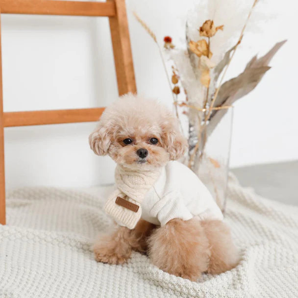 Cashmere Blend Cable Scarf