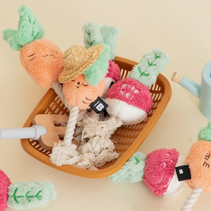 Root Vegetable Tug Toy (2 Designs)