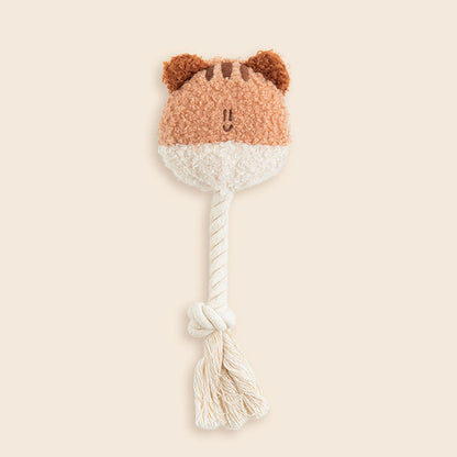 BonBon Green Furry Friends Rope Tug Toy - 3 Designs