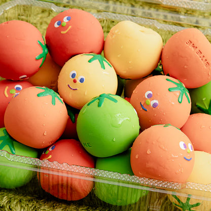 Rainbow Cherry Tomato Latex Toy (4pcs)