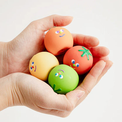 Rainbow Cherry Tomato Latex Toy (4pcs)