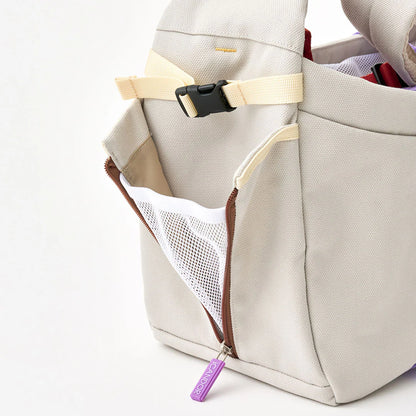 Peek-a-Boo Pet Sling Bag (Plum Gray)