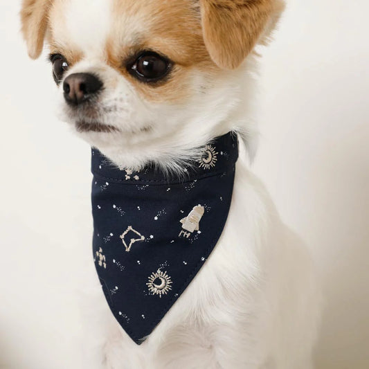 Cooling Star Patterned Embroidered Bandana