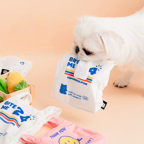 Crinkle Super Market Bag Toy - 2 Colors