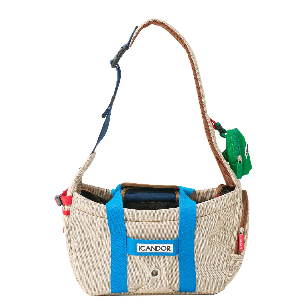 Peek-a-Boo Pet Sling Bag (Melting Cream)