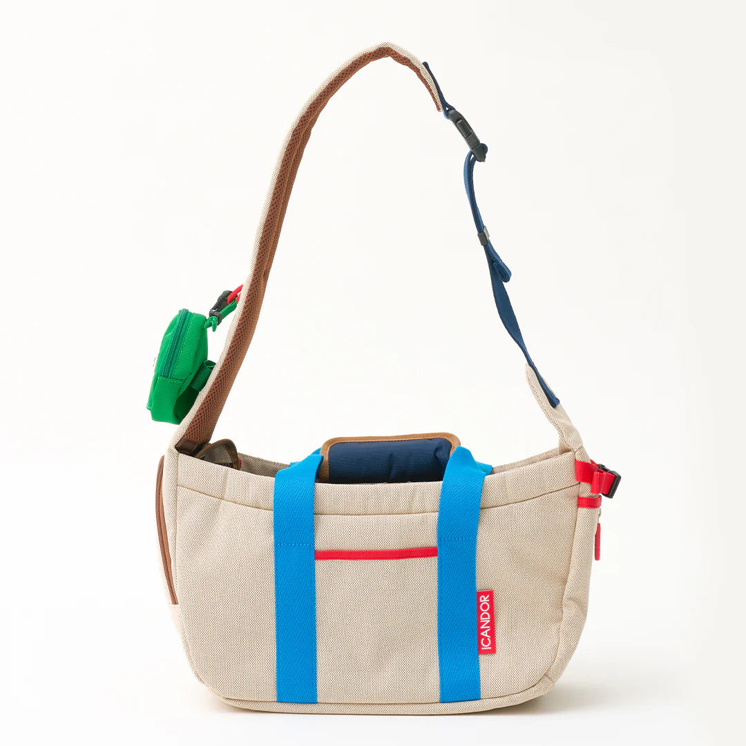 Peek-a-Boo Pet Sling Bag (Melting Cream)
