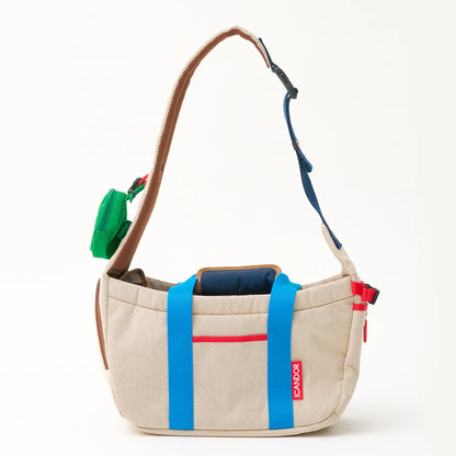 Peek-a-Boo Pet Sling Bag (Melting Cream)