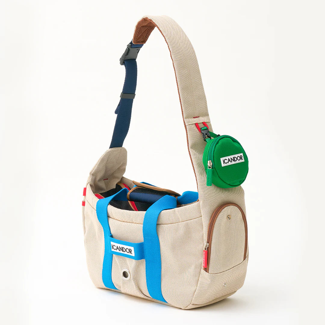 Peek-a-Boo Pet Sling Bag (Melting Cream)