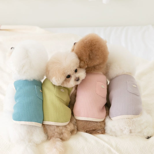 Cozy Waffle Sleeveless Tank - 4 Colors